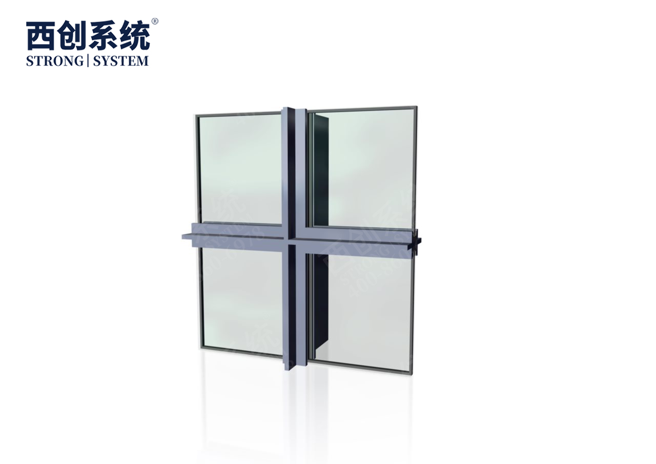 河北·保定自然博物馆十字型隔热精制钢玻璃幕墙系统——西创系统(图7)