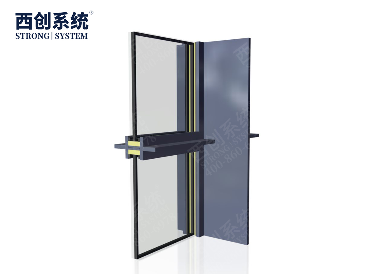河北·保定自然博物馆十字型隔热精制钢玻璃幕墙系统——西创系统(图9)