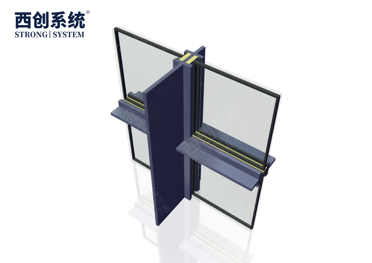 河北·保定自然博物馆十字型隔热精制钢玻璃幕墙系统——西创系统(图11)