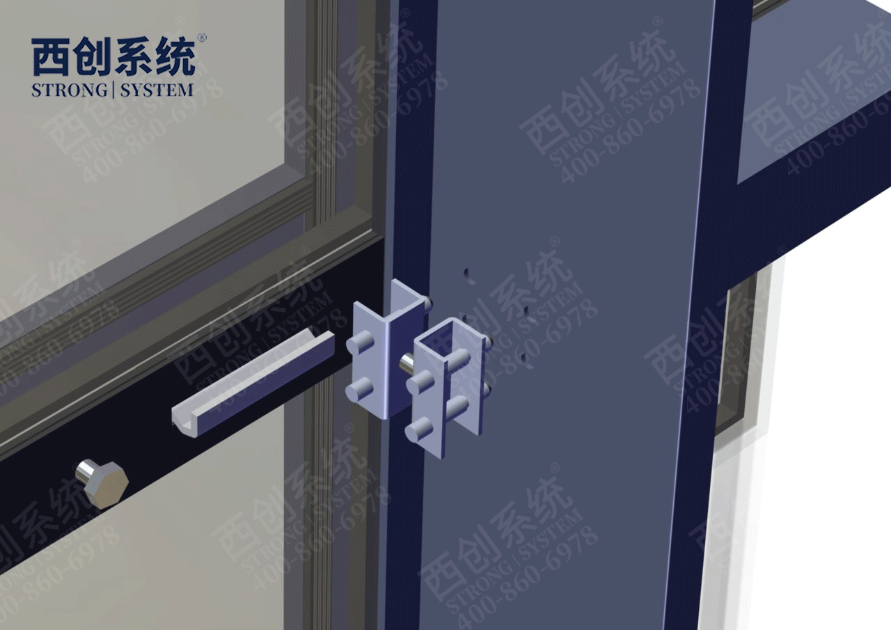 江西新能源科技综合楼冷弯精制钢玻璃幕墙系统 —— 西创系统(图12)